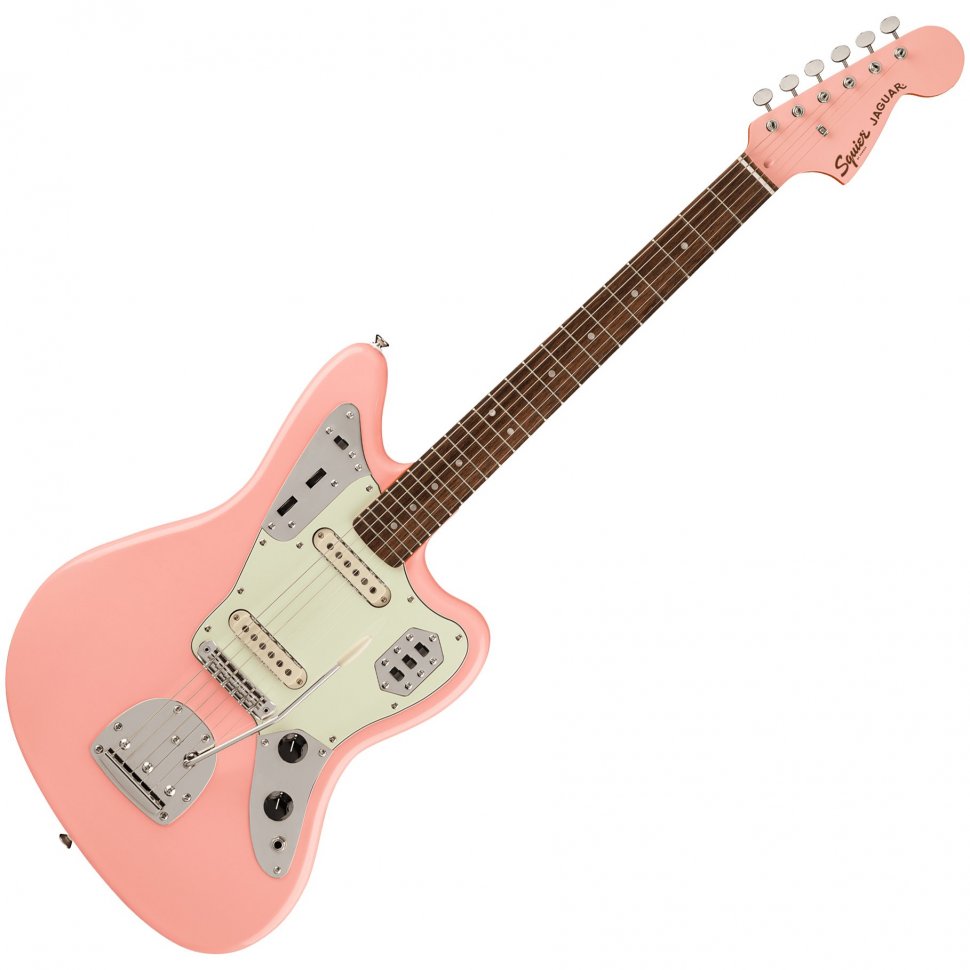 Электрогитара Squier by Fender Classic Vibe '60s Jaguar Fsr Lrl Shell Pink
