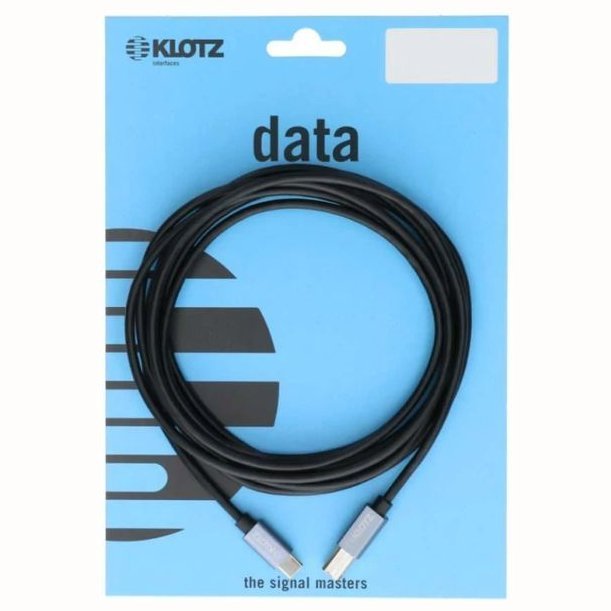 Кабель Klotz USB 2.0 Cable Plug C-Plug B 2 M
