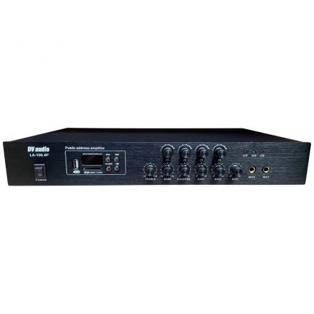Підсилювач трансляційний DV audio LA-100.4P - Фото №157016