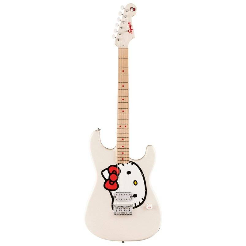 Электрогитара Squier by Fender Hello Kitty Stratocaster White