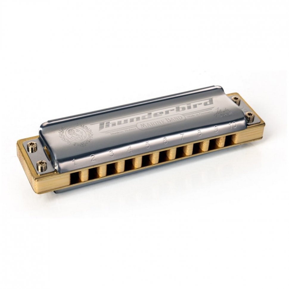 Губная гармошка Hohner Marine Band Thunderbird M201171P Low G-major Губная гармошка Hohner Marine Band Thunderbird M201171P Low G-major