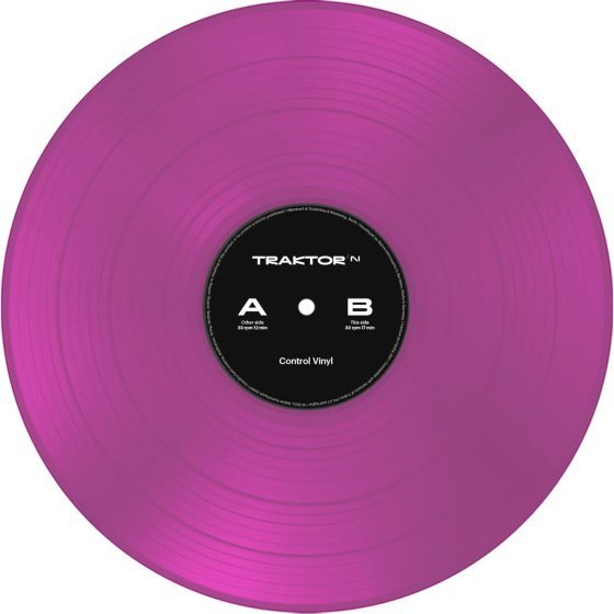Native Instruments Traktor Control Vinyl Neon Pink Transparent