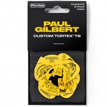 Dunlop Paul Gilbert Custom Tortex TIII Pick .73mm