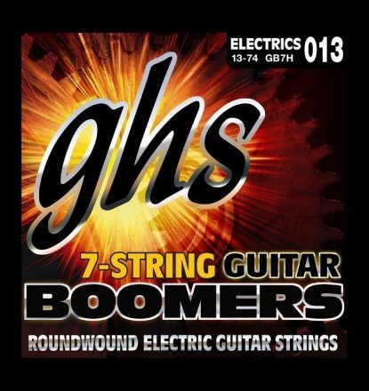 Струны для электрогитары GHS Strings BOOMERST GB7H 13-74 - Фото №130437