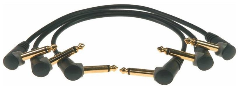 Кабель инструментальный Klotz ENTRY LEVEL PEDAL PATCHER 30 CM ANGLED