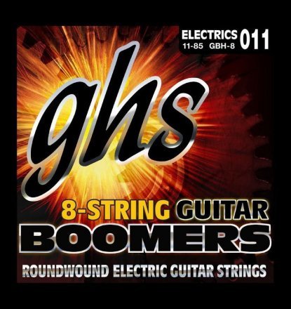 Струны для электрогитары GHS Strings BOOMERS GBH-8 - Фото №130439