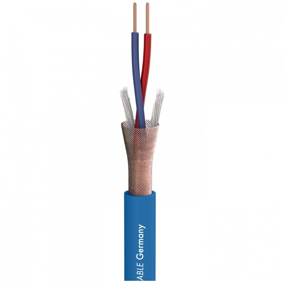 Кабель Sommer Cable 200-0002 Microphone Cable Stage 22 Highflex; 2 x 0,22 mm²; PVC Ø 6,40 mm; blue Кабель Sommer Cable 200-0002 Microphone Cable Stage 22 Highflex; 2 x 0,22 mm²; PVC Ø 6,40 mm; blue