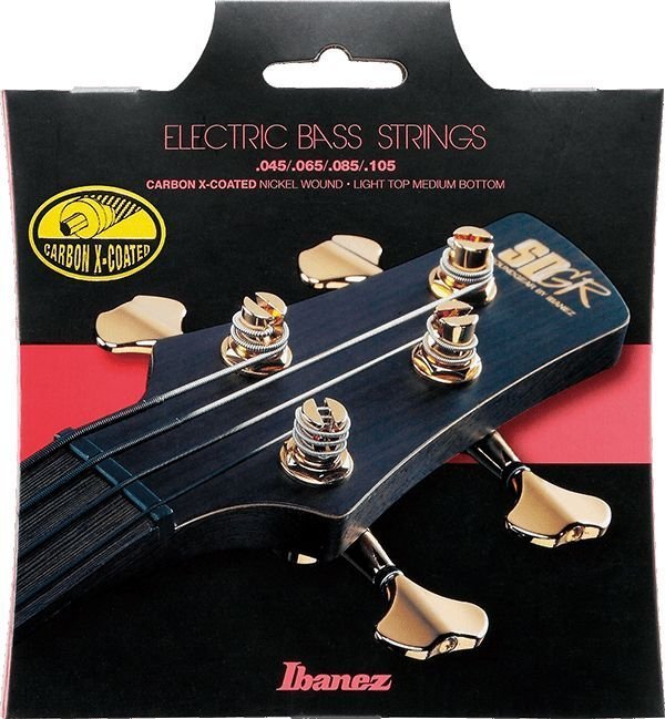 Струни для бас-гітари Ibanez IEBS4XC Bass Guitar String 45-105 Carbon X Coated
