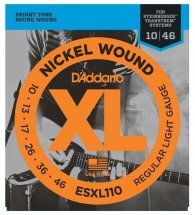 D'Addario ESXL110 XL Regular Light Double Ball End (10-46)