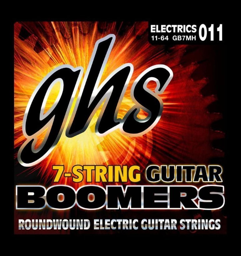 Струны для электрогитары GHS Strings BOOMERS GB7MH