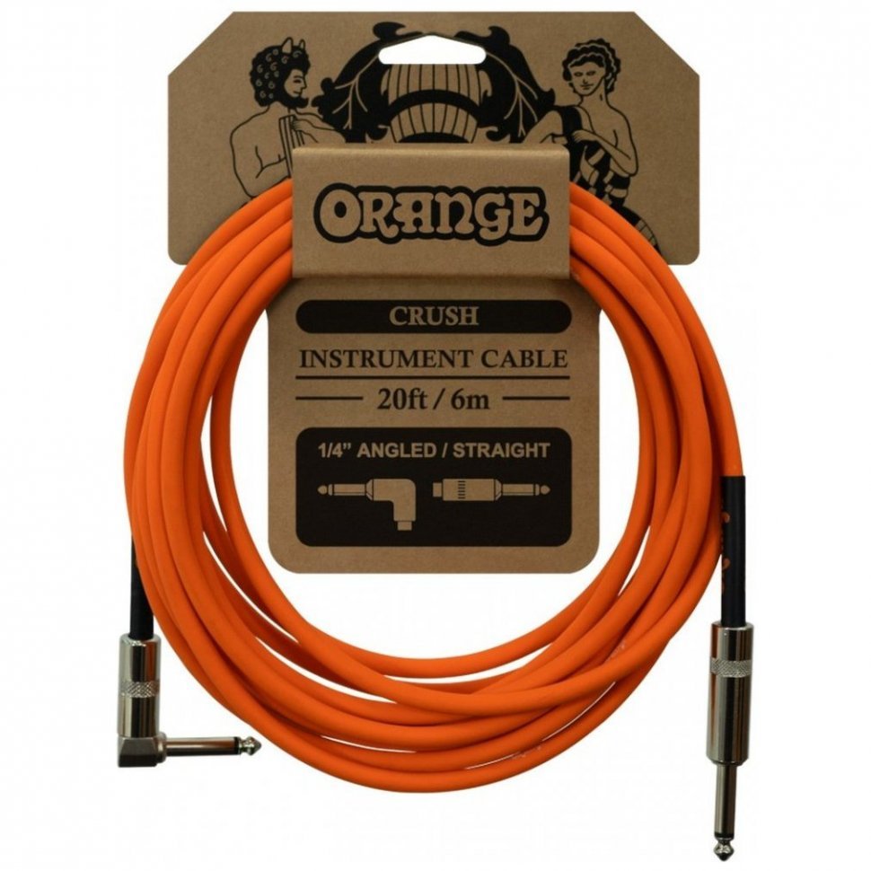 Кабель инструментальный Orange Crush Series CA037 (Jack/Jack 20ft/6m corner)