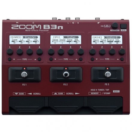 Гітарний процессор Zoom B3N - Фото №14892
