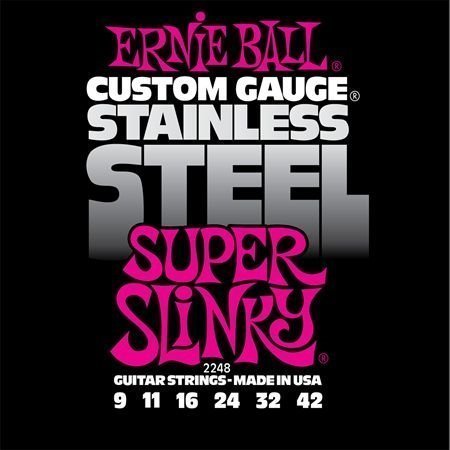 Струни для електрогітари Ernie Ball P02248 Super Slinky