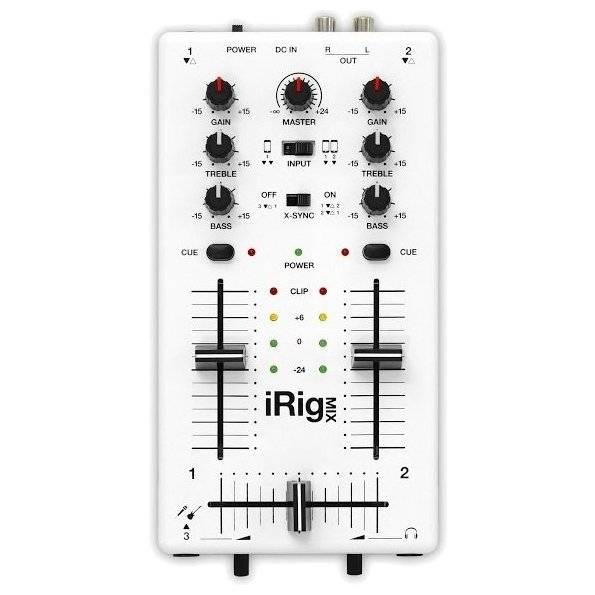 IK Multimedia iRig MIX ポータブルDJミキサー DJ микшер IK Multimedia IRIG MIX - купить DJ микшеры в магазине