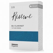 D'Addario Organic Reserve Bb Clarinet #2.5 - 10 Pack