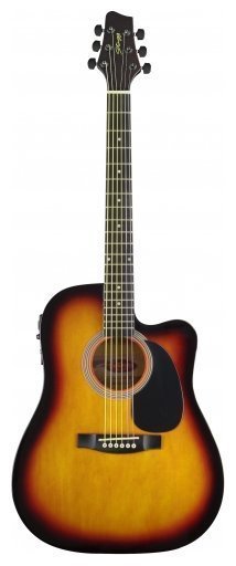 Електроакустична гітара Stagg SW203CETU-SB