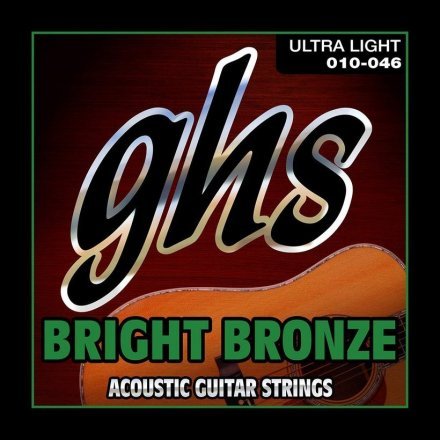 Струны для акустической гитары GHS Strings BRIGHT BRONZE SET BB10U - Фото №130452