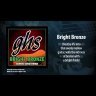 Струны для акустической гитары GHS Strings BRIGHT BRONZE SET BB10U