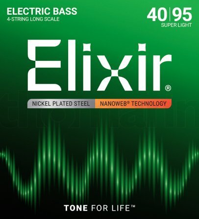 Струны для бас-гитары Elixir 14002 4S SL