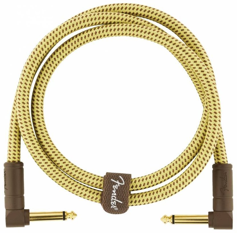 Кабель инструментальный Fender Cable Deluxe Series 3' Tweed