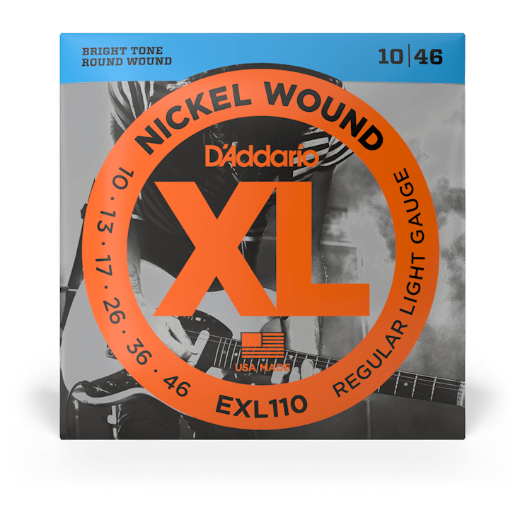 Струны для электрогитары D'Addario EXL110 XL Regular Light 10-46 Струны для электрогитары D'Addario EXL110 XL Regular Light 10-46