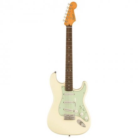 Электрогитара Squier by Fender Classic Vibe 60s Stratocaster Fsr Lrl Olympic White - Фото №140034