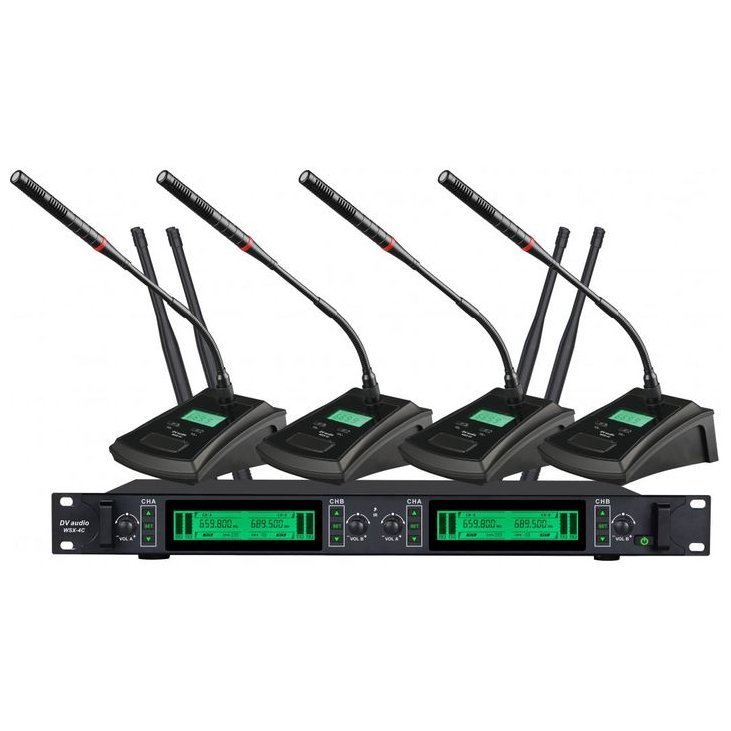 Комплект конференц-системы DV audio WSX-4C Комплект конференц-системы DV audio WSX-4C
