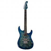 Mayones Aquila Elite S 6 Lagoon Burst Gloss Quilted Maple 4A / Swamp Ash T.E.W. T-2BLU-B-G (AQ2303284)