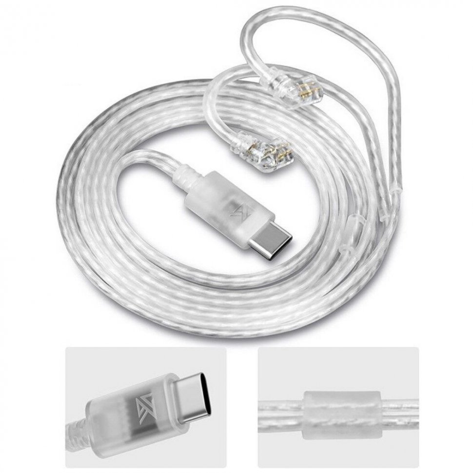 Кабель для наушников KZ Audio USB TYPE C CABLE (47-34) NO MIC Кабель для наушников KZ Audio USB TYPE C CABLE (47-34) NO MIC