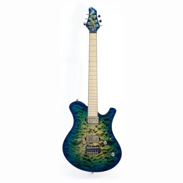 Электрогитара Mayones Legend 6 V22 Trans Aquamarine + 2 Tone Burst Quilted Maple 4A/Birdseye Maple (LT61610067)