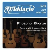 D'Addario EJ16 Phosphor Bronze Light (12-53)