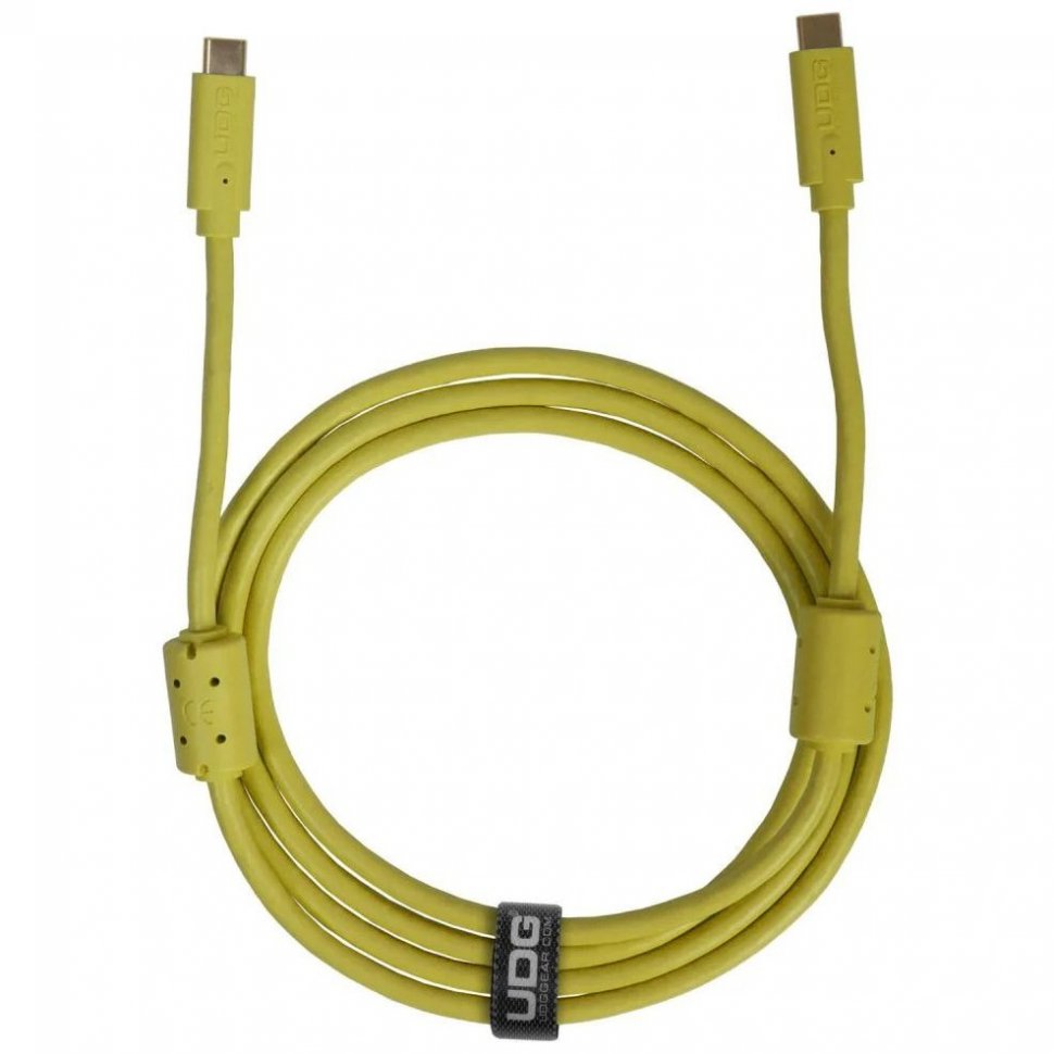 Кабель цифровой UDG Ultimate Cable USB 3.2 C-C Yellow Straight 1,5 m