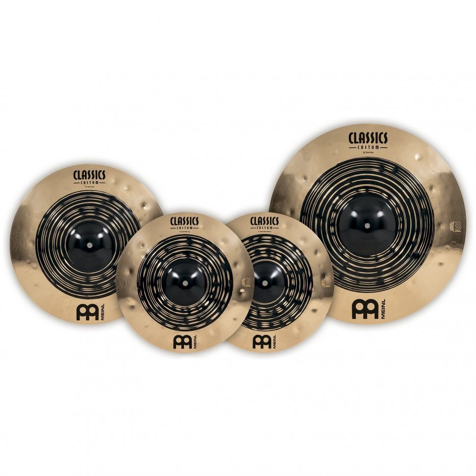 Набір тарілок для ударних Meinl CCDU141620 (CC14DUH, CC16DUC, CC20DUR) Classics Custom Dual Cymbal Set 14/16/20