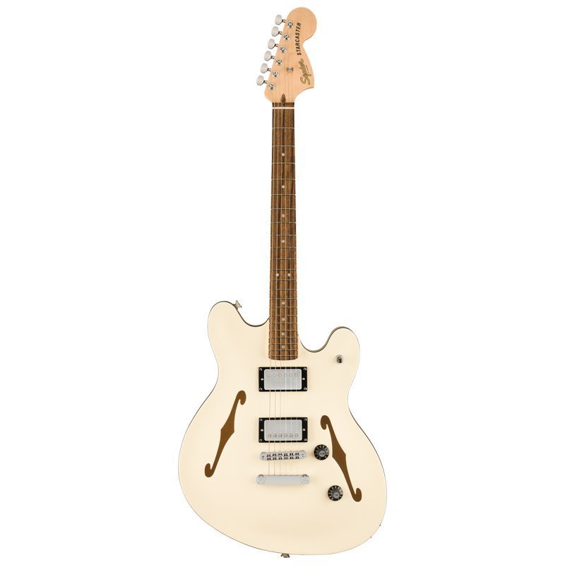 Полуакустическая электрогитара Squier by Fender Affinity Series Starcaster Deluxe Olympic White