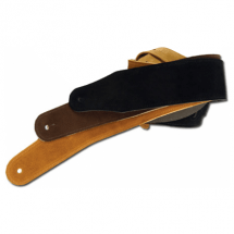 Planet Waves PW25L01DX Classic Leather Guitar Strap, Brown