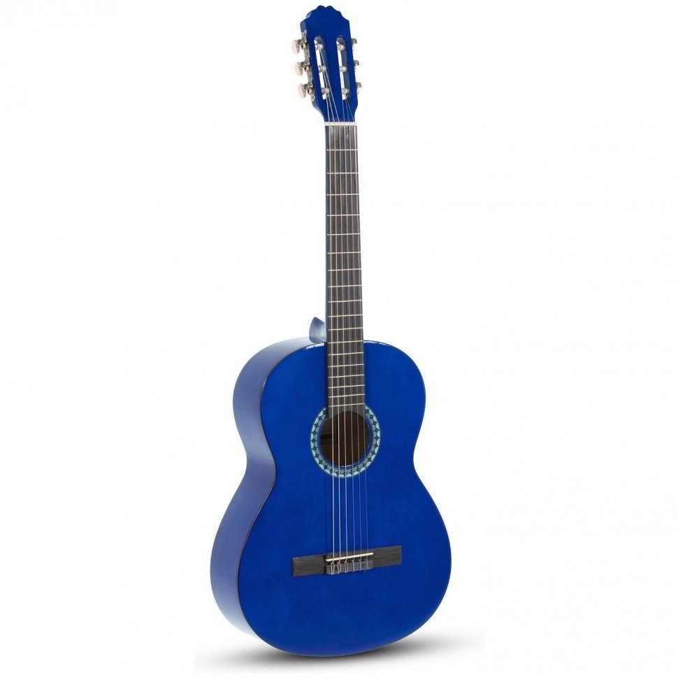Класична гітара Gewa Basic Transparent Blue 4/4 Класична гітара Gewa Basic Transparent Blue 4/4