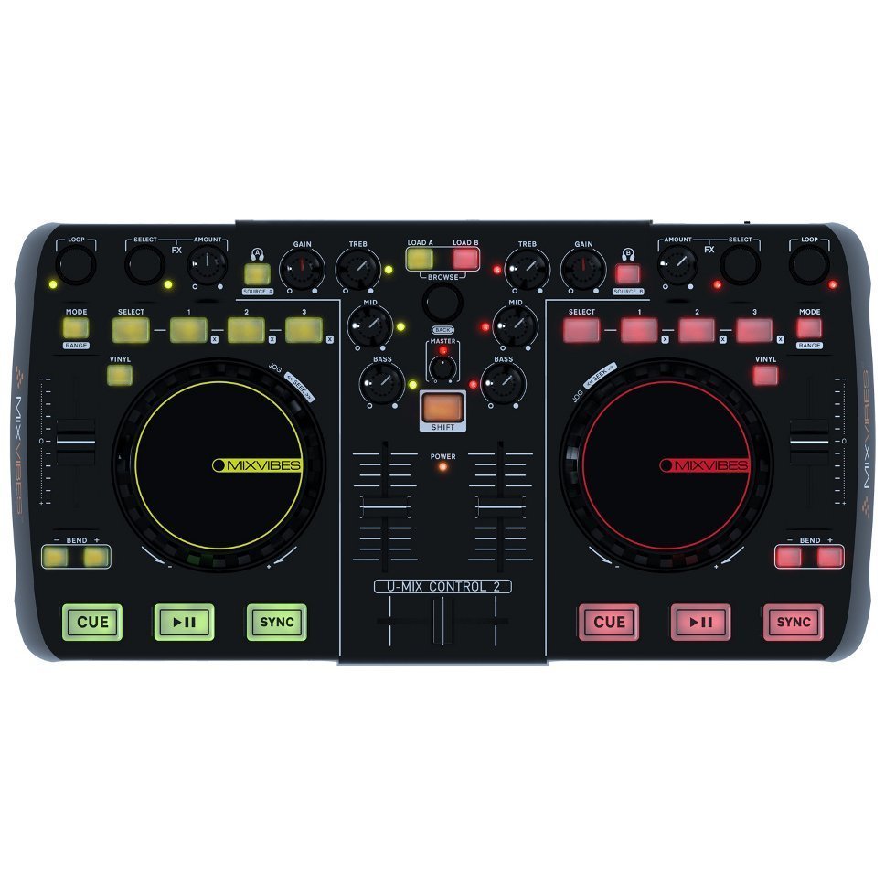 DJ контроллер MixVibes U-MIX Control 2 DJ контроллер MixVibes U-MIX Control 2