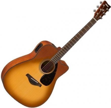 Электроакустическая гитара Yamaha FGX800C SDB - Фото №2803