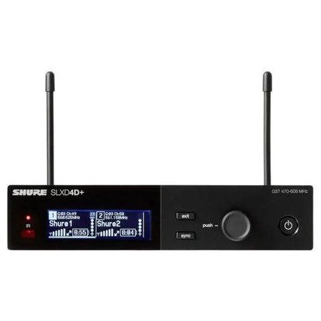 Приёмник для радиосистемы Shure SLXD4D+E=-G65