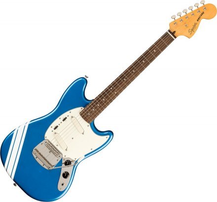 Электрогитара Squier by Fender Classic Vibe Fsr Competition Mustang Ppg Lrl Lake Placid Blue - Фото №140637