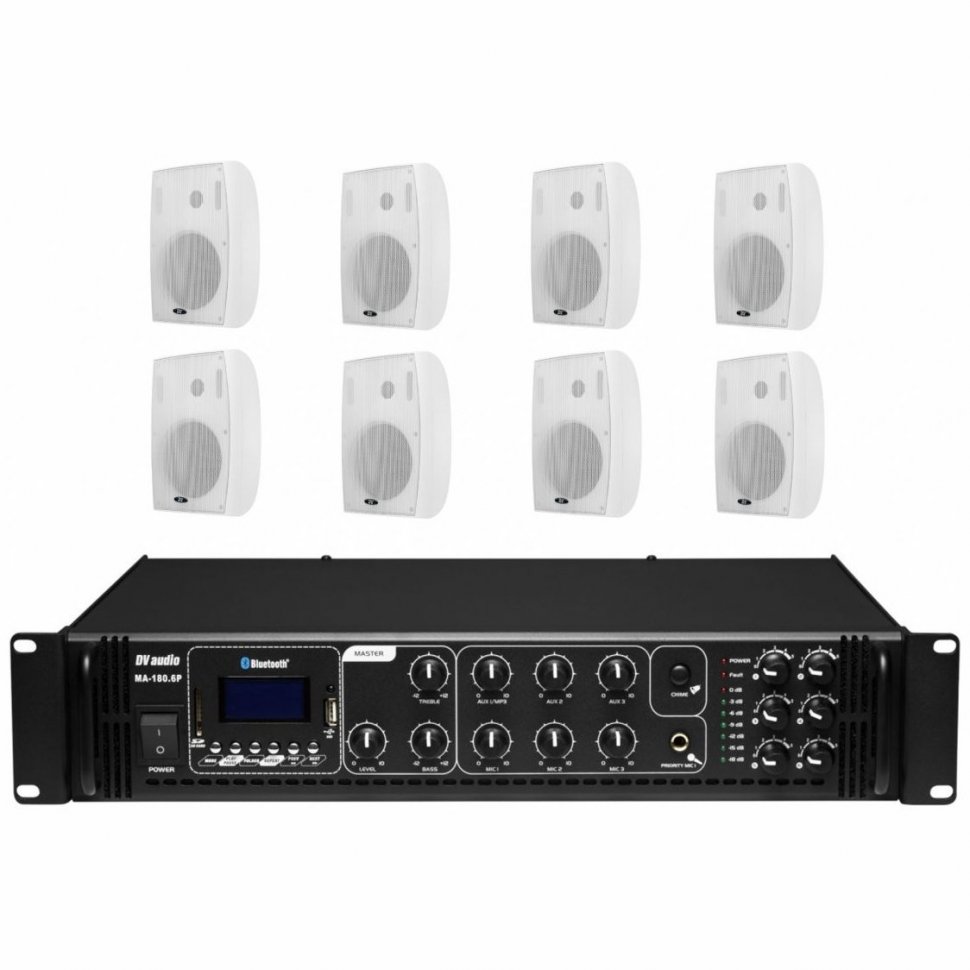 Трансляционный комплект DV Audio MA1808PB6W