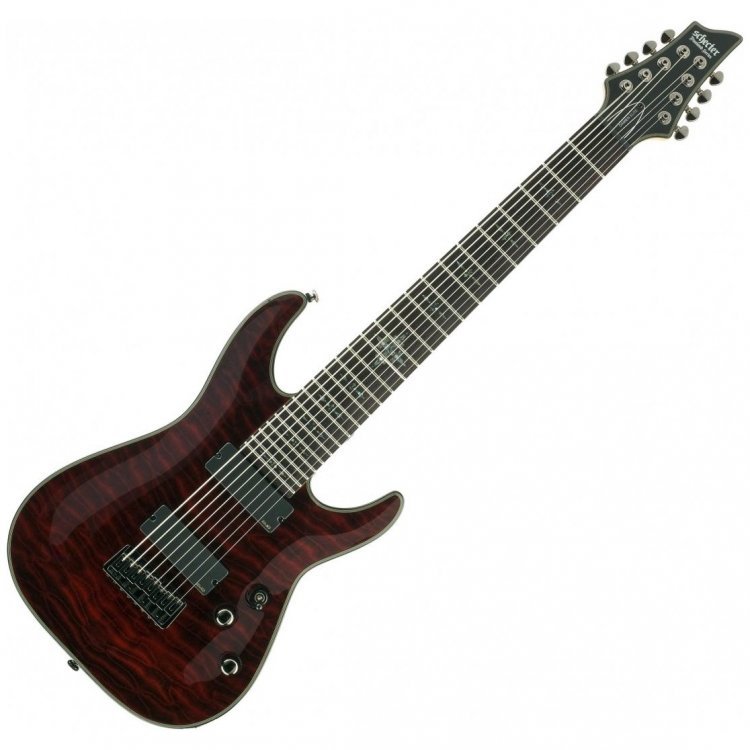 Электрогитара Schecter Damien Elite-8 CRED - купить Электрогитары