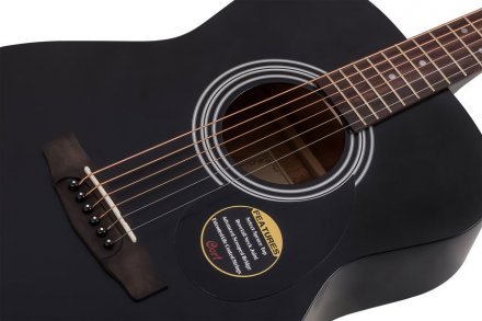 Акустическая гитара Cort AF510 BKS - Фото №106979