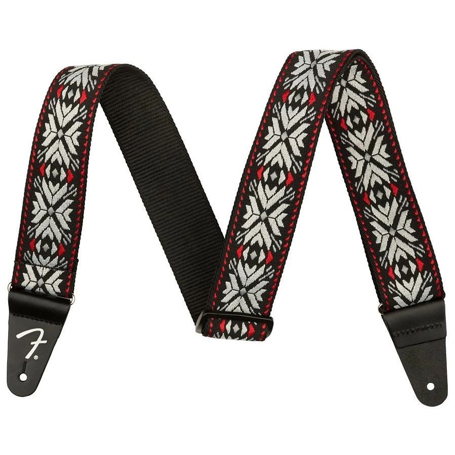 Гітарний ремінь Fender Strap 2" Pasadena Woven Red Snowflake