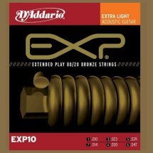 D'Addario EXP10 80/20 Bronze Extra Light 10-47