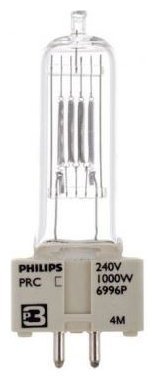 Лампа Philips 6996p T/19(T/11) FWR 1000W 240V GX9,5 - Фото №127406