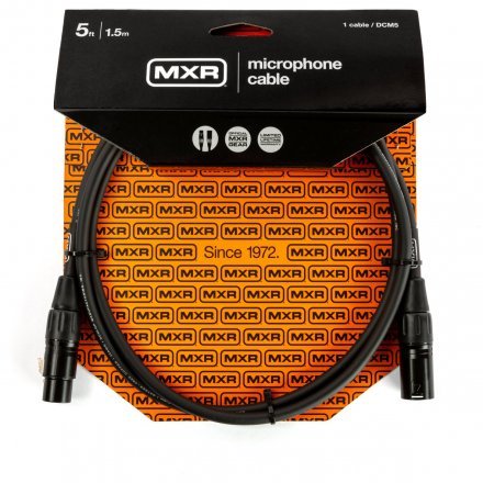 Кабель микрофонный Dunlop MXR DCM5 MICROPHONE CABLE 5ft - Фото №145964