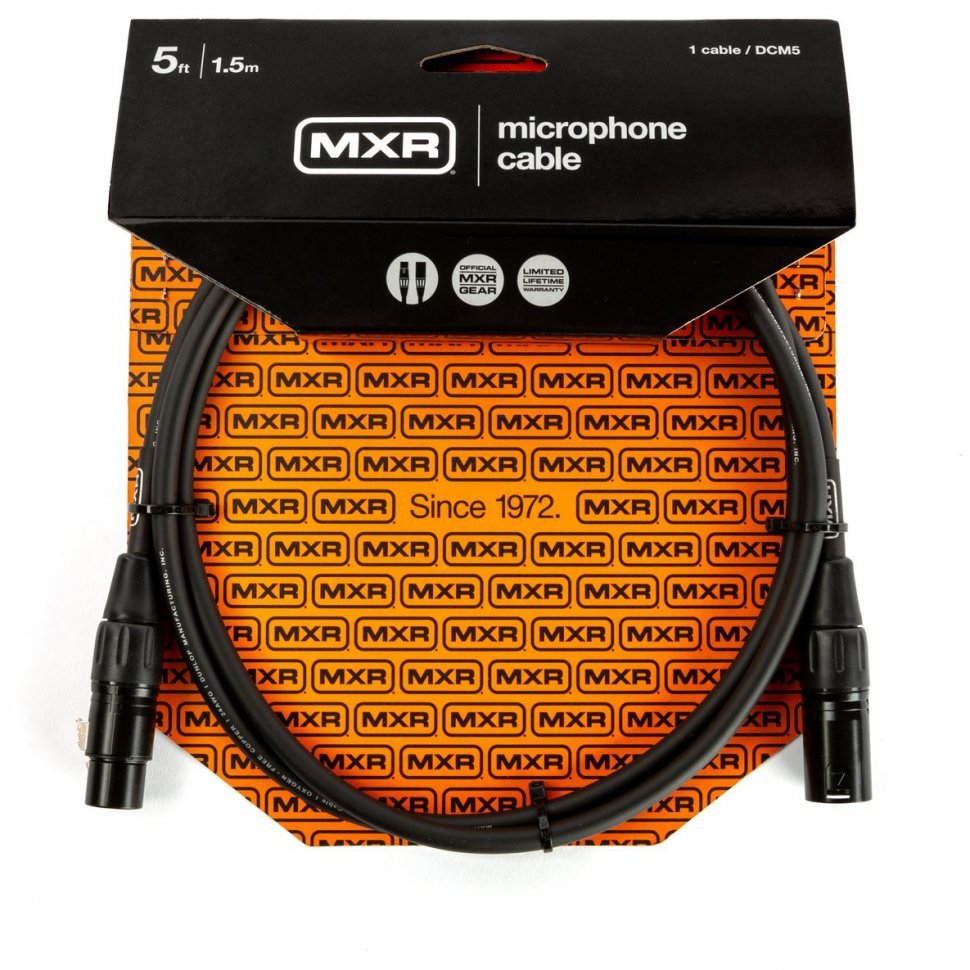 Кабель микрофонный Dunlop MXR DCM5 MICROPHONE CABLE 5ft