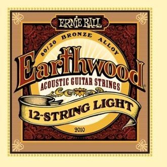 Струны для акустической гитары Ernie Ball P02010 12 String Light