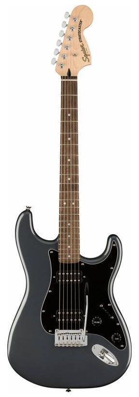 Електрогітара Squier by Fender Affinity Series Stratocaster Hh Lr Charcoal Frost Metallic